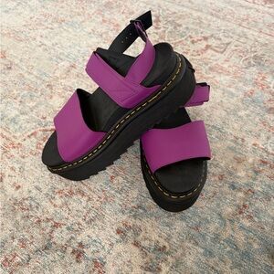 Dr.Martens Purple Platform Sandles